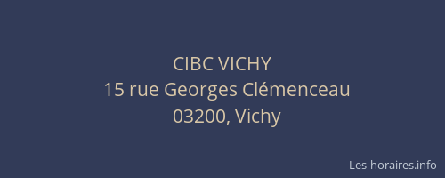 CIBC VICHY