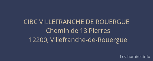 CIBC VILLEFRANCHE DE ROUERGUE