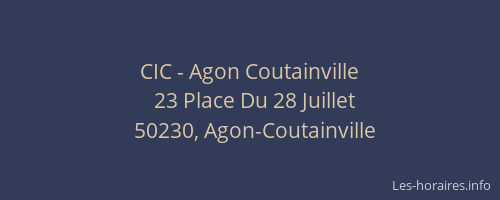 CIC - Agon Coutainville