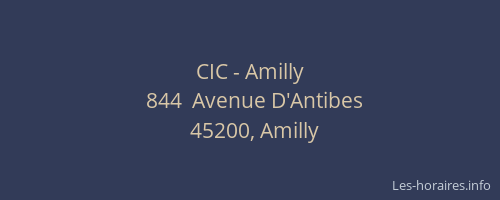 CIC - Amilly