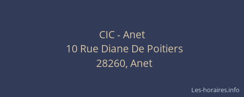 CIC - Anet