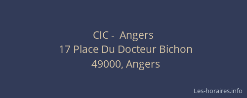CIC -  Angers