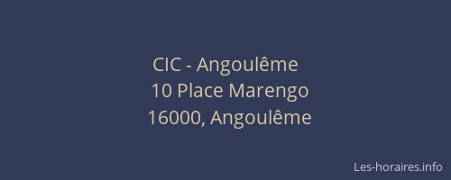 CIC - Angoulême