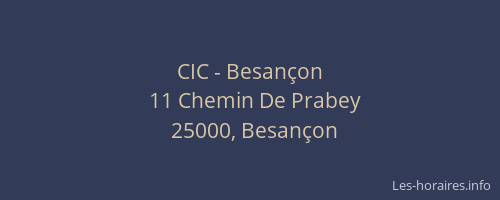 CIC - Besançon