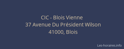 CIC - Blois Vienne