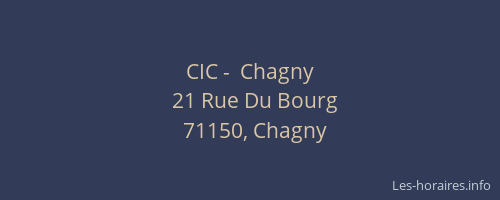 CIC -  Chagny