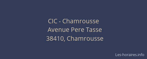 CIC - Chamrousse