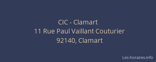 CIC - Clamart