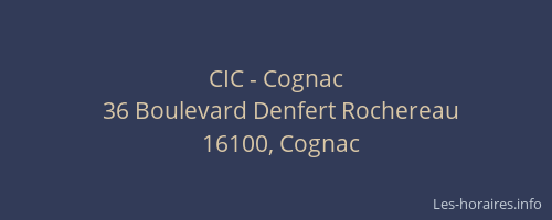 CIC - Cognac