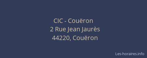 CIC - Couëron
