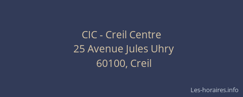 CIC - Creil Centre