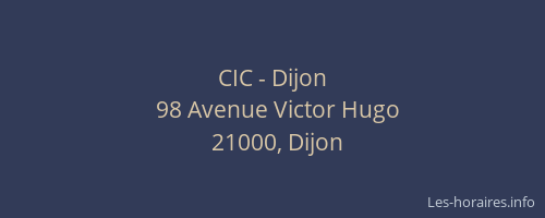CIC - Dijon