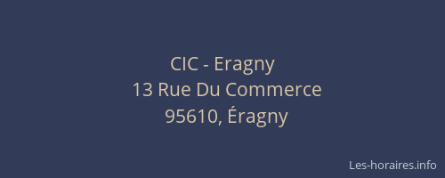 CIC - Eragny