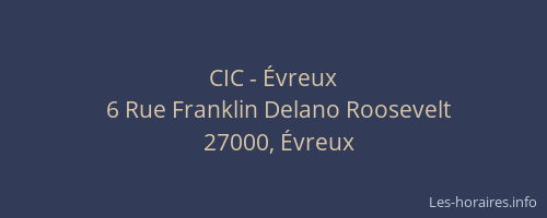CIC - Évreux