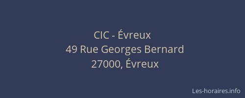 CIC - Évreux