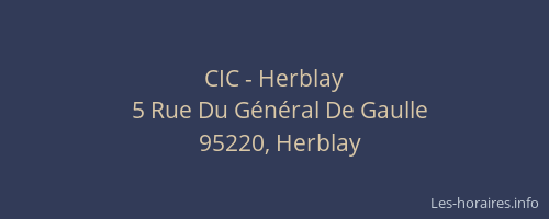 CIC - Herblay