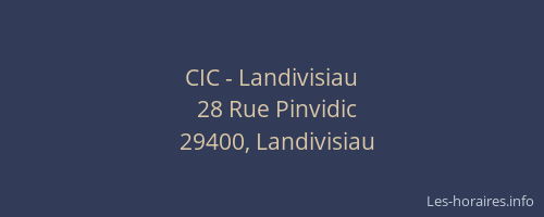 CIC - Landivisiau