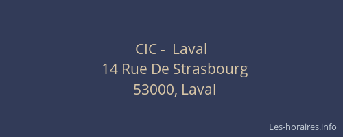 CIC -  Laval