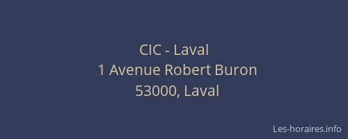 CIC - Laval