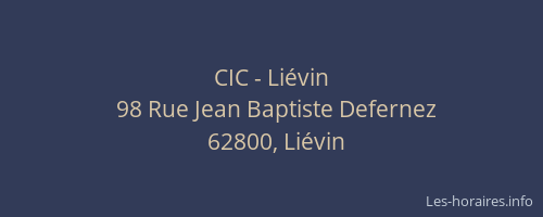 CIC - Li&eacute;vin