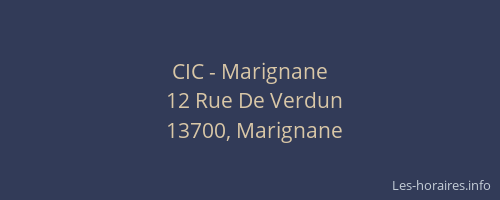 CIC - Marignane