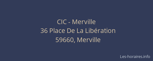 CIC - Merville