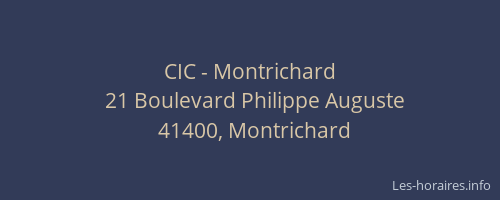 CIC - Montrichard