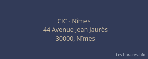 CIC - Nîmes