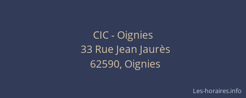 CIC - Oignies