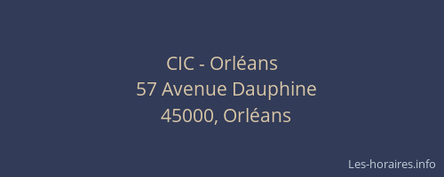 CIC - Orléans