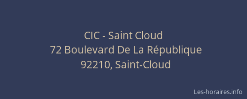 CIC - Saint Cloud