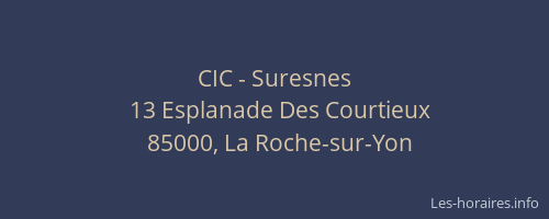 CIC - Suresnes
