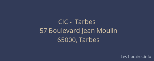 CIC -  Tarbes