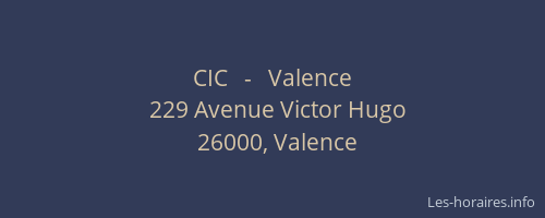CIC   -   Valence