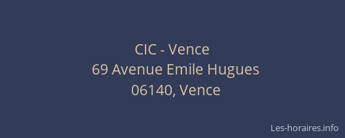 CIC - Vence