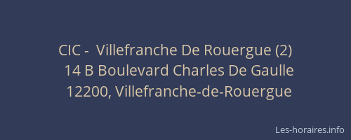 CIC -  Villefranche De Rouergue (2)