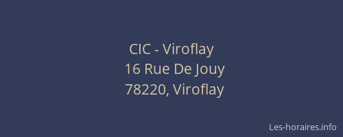CIC - Viroflay