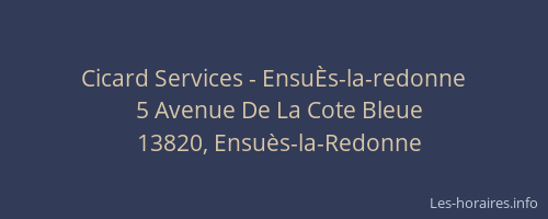 Cicard Services - EnsuÈs-la-redonne