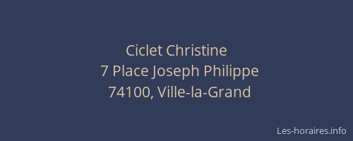 Ciclet Christine