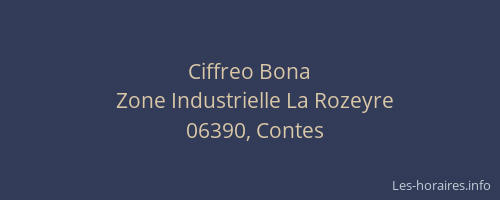 Ciffreo Bona