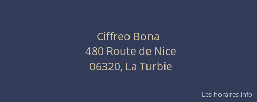 Ciffreo Bona