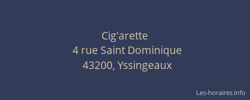 Cig'arette