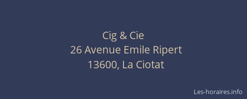 Cig & Cie