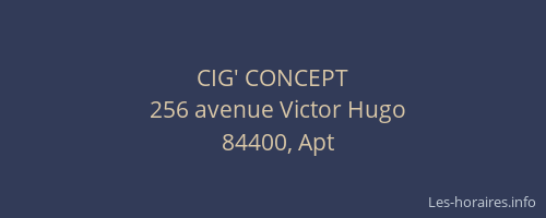 CIG' CONCEPT