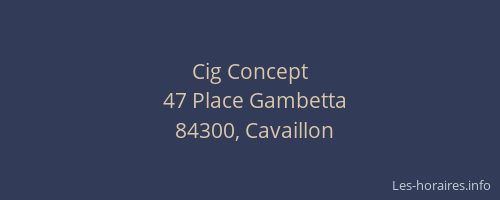Cig Concept