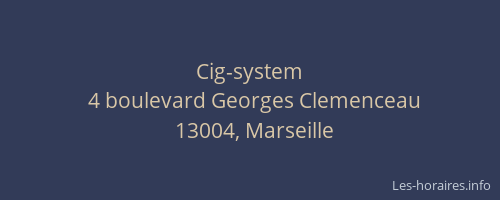 Cig-system