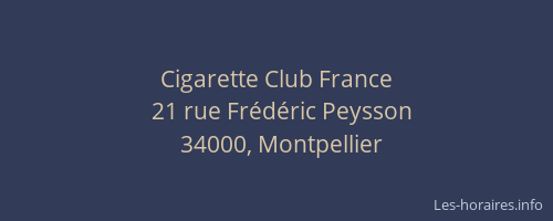 Cigarette Club France