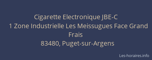 Cigarette Electronique JBE-C