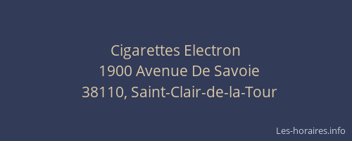 Cigarettes Electron