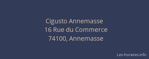 Cigusto Annemasse